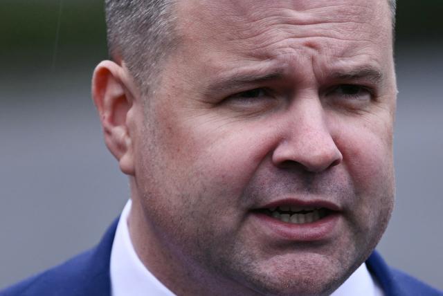 Bill Pulte, Director of the Federal Housing Finance Agency, speaks to reporters outside the West Wing of the White House in Washington, DC, on January 9, 2026. (Photo by Brendan SMIALOWSKI / AFP)