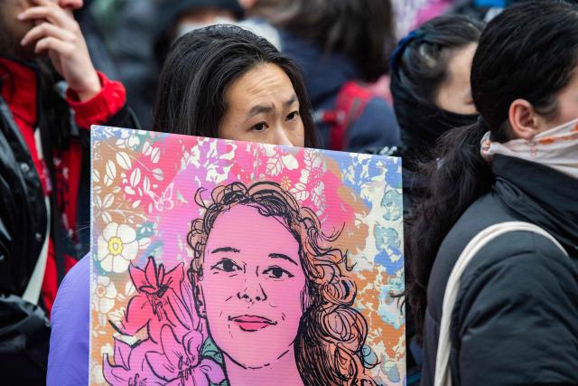 Demonstrators march through the streets during a demonstration over the fatal shooting of Renee Good by a US Immigration and Customs Enforcement (ICE) agent in Boston, Massachusetts, on January 10, 2026. A US Immigration and Customs Enforcement (ICE) agent shot and killed an American woman on the streets of Minneapolis January 7, leading to huge protests and outrage from local leaders who rejected White House claims she was a domestic terrorist. The woman, identified in local media as 37-year-old Renee Nicole Good, was hit at point blank range as she apparently tried to drive away from agents who were crowding around her car, which they said was blocking their way. (Photo by Joseph Prezioso / AFP)