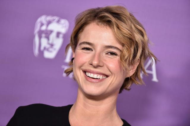 Irish actress Jessie Buckley attends BAFTA Tea Party at The Four Seasons Hotel in Beverly Hills, California on January 10, 2026. (Photo by LISA O'CONNOR / AFP)