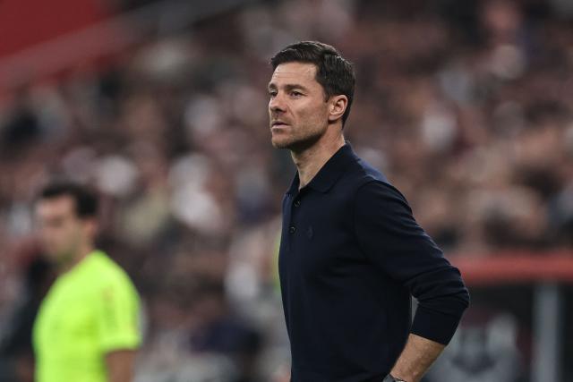 (FILES) Real Madrid's Spanish coach Xabi Alonso reacts during the Spanish Super Cup final football match between FC Barcelona and Real Madrid at the King Abdullah Stadium in Jeddah on January 11, 2026. Real Madrid appointed Alvaro Arbeloa as new coach on January 12, 2026 after coach Xabi Alonso has left the club by mutual consent, a day after the team lost the Spanish Super Cup final against rivals Barcelona, AFP reports. (Photo by Fadel SENNA / AFP)