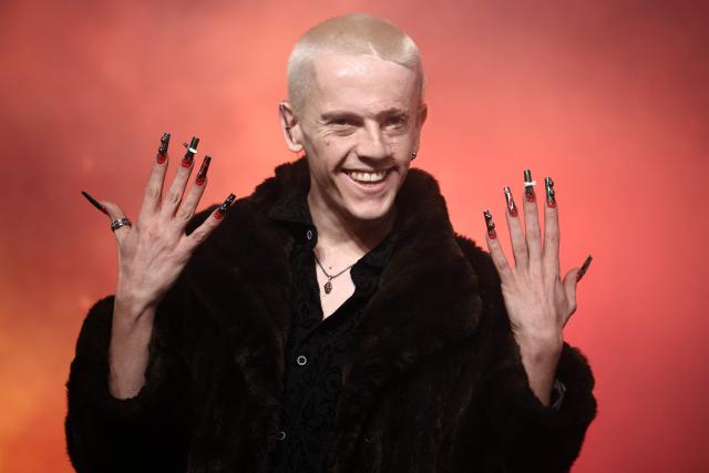 British actor Robert Rhodes poses on the red carpet upon arrival to attend the world premiere of "28 Years Later: The Bone Temple" at the BFI IMAX in London, on January 13, 2026. (Photo by Henry NICHOLLS / AFP)