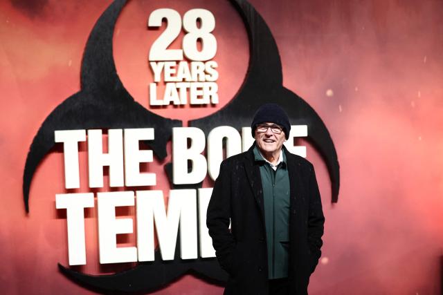 British producer Danny Boyle poses on the red carpet upon arrival to attend the world premiere of "28 Years Later: The Bone Temple" at the BFI IMAX in London, on January 13, 2026. (Photo by Henry NICHOLLS / AFP)