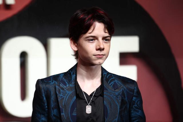 British actor Alfie Williams poses on the red carpet upon arrival to attend the world premiere of "28 Years Later: The Bone Temple" at the BFI IMAX in London, on January 13, 2026. (Photo by Henry NICHOLLS / AFP)