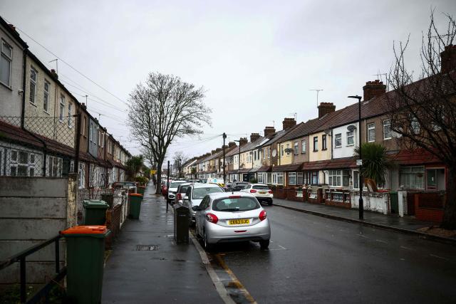 Rows of houses are pictured, next to Roman Road in East Ham, east London on January 13, 2026, near where baby Roman was found in January 2019. Two years after a newborn baby was found abandoned on a freezing winter's night, London police look set to shelve their probe despite discovering she is the full sibling of two other foundlings. Elsa, named by Hospital staff, after the character in the Disney film "Frozen" is believed to have been less than an hour old when she was discovered in a shopping bag on a bleak pathway near a busy east London road on January 18, 2024. Her siblings were abandoned nearby in similar circumstances, Harry in 2017 and Roman in 2019. Police warned that they could not "discount" the possibility of a fourth child in future who "may not be so fortunate as Elsa and her siblings". (Photo by HENRY NICHOLLS / AFP) / TO GO WITH AFP STORY Britain-social-children-police,FOCUS by Helen ROWE