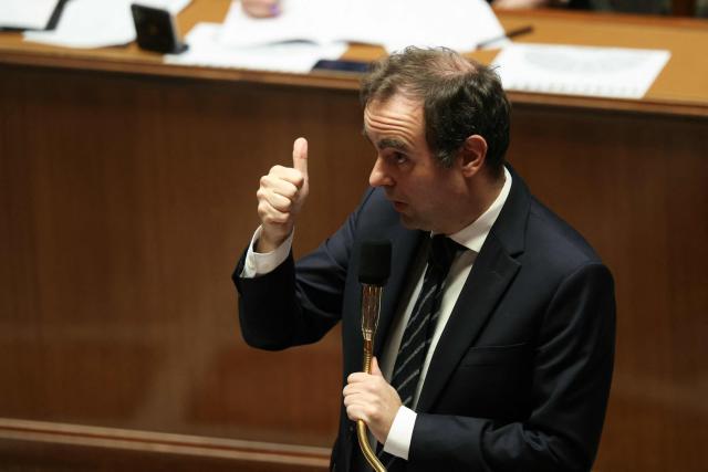 France's Prime Minister Sebastien Lecornu answers during a session of questions to the government at the National Assembly, France's lower house parliament, in Paris on January 14, 2026. (Photo by Alain JOCARD / AFP)