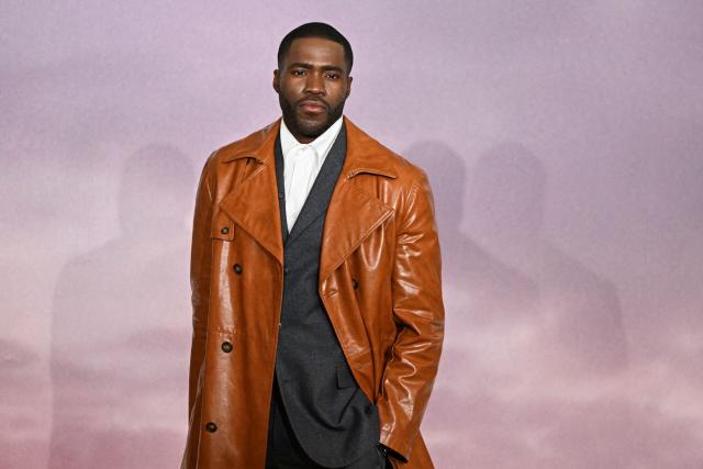 British-Nigerian actor Martins Imhangbe arrives for the World premiere of "Bridgerton Season 4" at the Palais Brongniart in Paris on January 14, 2026. (Photo by JULIEN DE ROSA / AFP)