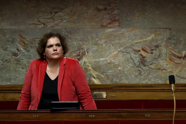 French Socialist party (PS) MP Estelle Mercier looks on during a debate session on the draft budget law for 2026 at the Assemblee Nationale, France's Parliament lower house, in Paris on January 15, 2026. (Photo by Anne-Christine POUJOULAT / AFP)