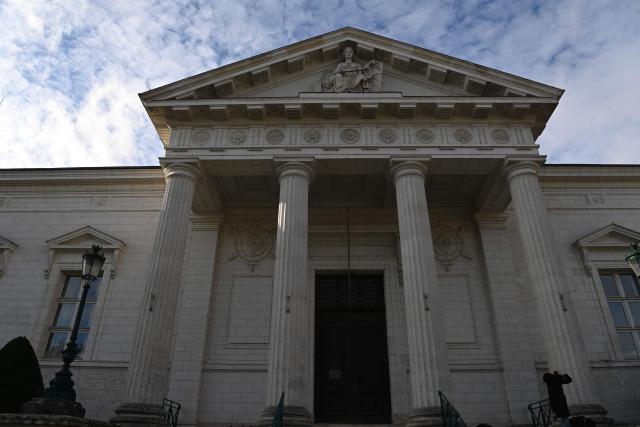 This photograph shows a general view of the Loir-et-Cher Assize Courthouse during the trial of Chloe P's ex-companion tried for attempted murder on Chloe P. in Blois, central France on January 15, 2026, after he violently attacked her in December 2022. On December 13, 2022, the young woman, then 24 years old, went to the Blois police station to file a complaint against her ex-partner. But on the spot, Chloé P., a manager in a pizzeria, was invited by the police officer to come back the next day. She was found two hours later by the police, alerted by neighbors, left for dead in a pool of blood, in the middle of the common areas of her building. (Photo by JEAN-FRANCOIS MONIER / AFP)