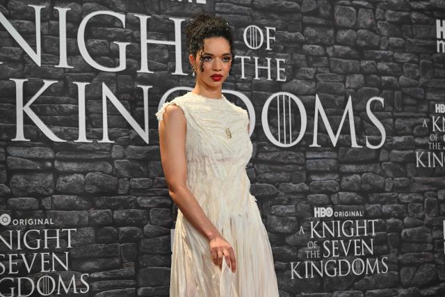Australian actress Tanzyn Crawford poses as part of a red carpet event for the newly released HBO MAX production series "A Knight of the Seven Kingdoms", the new prequel of the Game of Thrones saga, in Rome on January 15, 2026. (Photo by Andreas SOLARO / AFP)