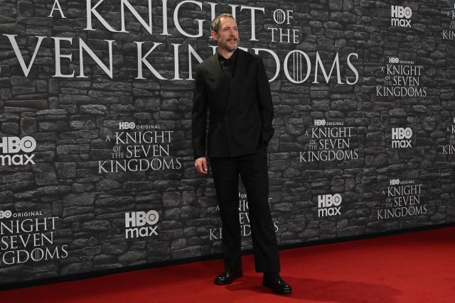 British actor Bertie Carvel poses as part of a red carpet of newly released HBO MAX production serie "A Knight of the Seven Kingdoms", the new prequel of the Game of Thrones saga in Rome on January 15, 2026. (Photo by Andreas SOLARO / AFP)