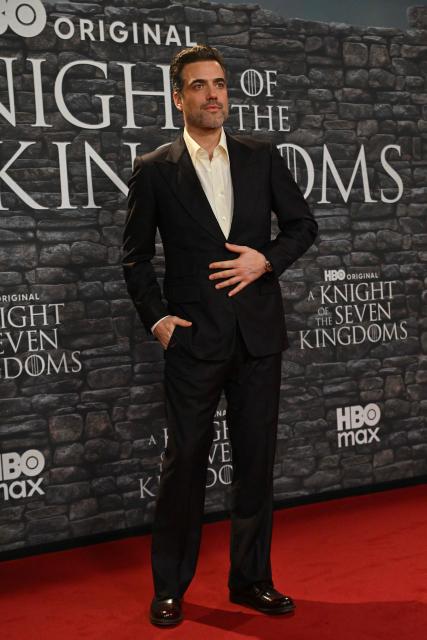 British actor Daniel Ings poses as part of a red carpet event for the newly released HBO MAX production series "A Knight of the Seven Kingdoms", the new prequel of the Game of Thrones saga, in Rome on January 15, 2026. (Photo by Andreas SOLARO / AFP)