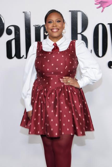 US actress Amber Chardae Robinson attends Apple TV's "Palm Royale" official Emmy FYC (For Your Consideration) event at the Wolf Theatre at Saban Media Center in North Hollywood, California on January 15, 2026. (Photo by VALERIE MACON / AFP)