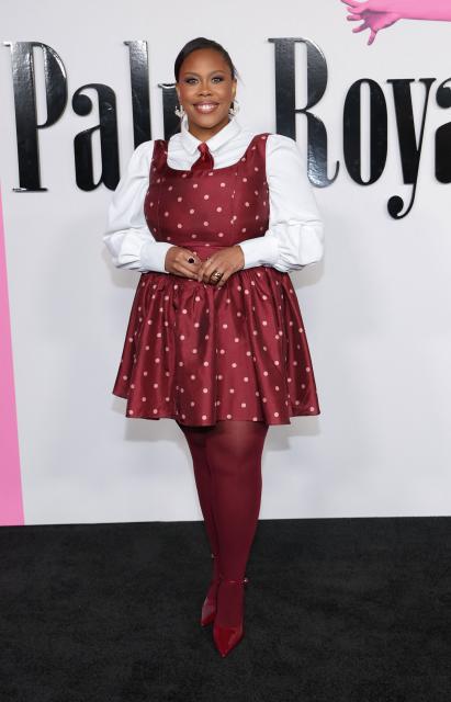 US actress Amber Chardae Robinson attends Apple TV's "Palm Royale" official Emmy FYC (For Your Consideration) event at the Wolf Theatre at Saban Media Center in North Hollywood, California on January 15, 2026. (Photo by VALERIE MACON / AFP)