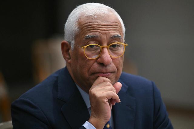 European Council President Antonio Costa gestures during a press conference at the Fairmont Hotel in Rio de Janeiro, Brazil on January 16, 2026, within the framework of the signing agreement between the European Union and Mercosur. Mercosur and the European Union will sign an agreement in Paraguay on January 17, 2026, that will create one of the largest free trade areas in the world, with the stated aim of seeking a “third way” between the United States and China, but which is causing friction with the European agricultural sector and industrialists in Brazil and Argentina. (Photo by Mauro PIMENTEL / AFP)