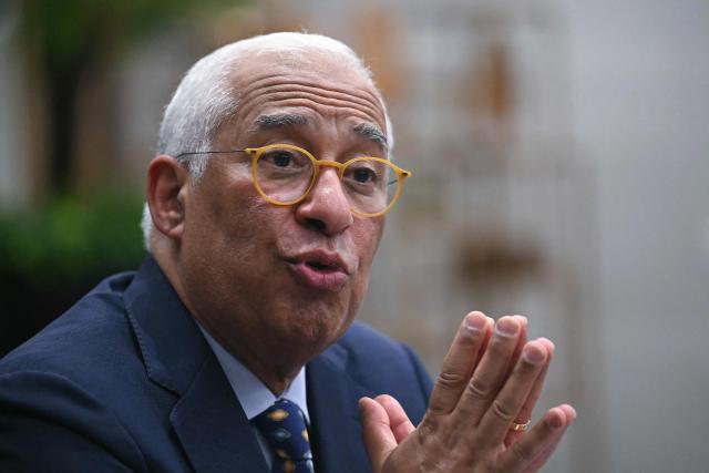 European Council President Antonio Costa speaks during a press conference at the Fairmont Hotel in Rio de Janeiro, Brazil on January 16, 2026, within the framework of the signing agreement between the European Union and Mercosur. Mercosur and the European Union will sign an agreement in Paraguay on January 17, 2026, that will create one of the largest free trade areas in the world, with the stated aim of seeking a “third way” between the United States and China, but which is causing friction with the European agricultural sector and industrialists in Brazil and Argentina. (Photo by Mauro PIMENTEL / AFP)