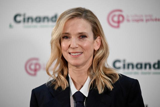 French actress Lea Drucker poses during the photocall of the 29th 'Ceremonie des Lumieres' cinema awards ceremony at the Institut du Monde Arabe (IMA) in Paris on January 18, 2026. (Photo by Martin LELIEVRE / AFP)