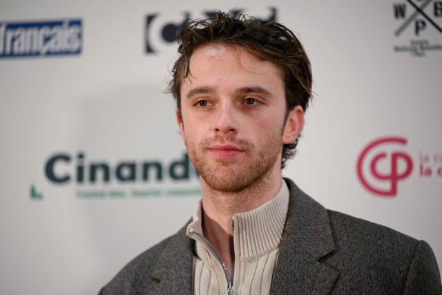 Frecnh actor Benjamin Voisin poses during the photocall of the 29th 'Ceremonie des Lumieres' cinema awards ceremony at the Institut du Monde Arabe (IMA) in Paris on January 18, 2026. (Photo by Martin LELIEVRE / AFP)