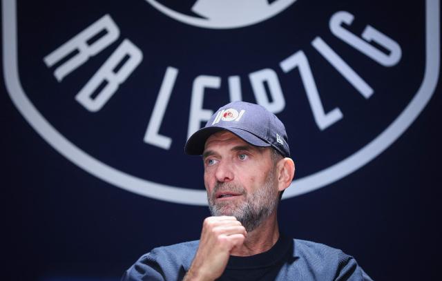 Jurgen Klopp, German football coach and "Global Head of Soccer" at Red Bull, is pictured during an AFP interview at RB Leipzig's headquarters in Leipzig, eastern Germany, on January 17, 2026. Despite leaving Liverpool as one of the most highly regarded coaches in football in 2024, Jurgen Klopp said he never considered himself among the game's best. (Photo by Ronny HARTMANN / AFP)