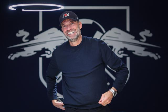 Jurgen Klopp, German football coach and "Global Head of Soccer" at Red Bull, is pictured during an AFP interview at RB Leipzig's headquarters in Leipzig, eastern Germany, on January 17, 2026. Despite leaving Liverpool as one of the most highly regarded coaches in football in 2024, Jurgen Klopp said he never considered himself among the game's best. (Photo by Ronny HARTMANN / AFP)