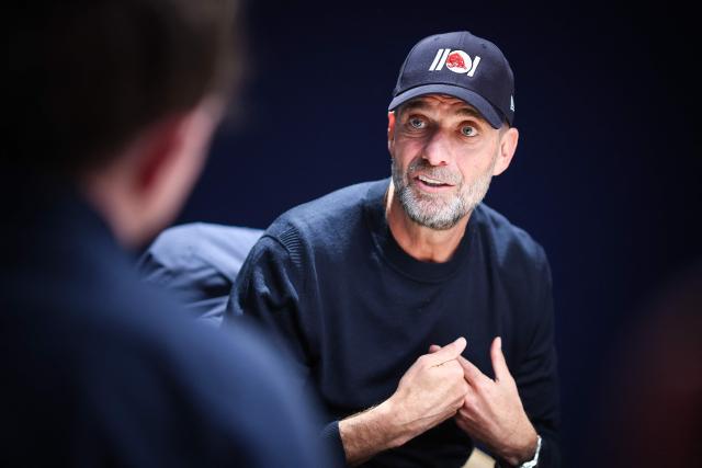 Jurgen Klopp, German football coach and "Global Head of Soccer" at Red Bull, is pictured during an AFP interview at RB Leipzig's headquarters in Leipzig, eastern Germany, on January 17, 2026. Despite leaving Liverpool as one of the most highly regarded coaches in football in 2024, Jurgen Klopp said he never considered himself among the game's best. (Photo by Ronny HARTMANN / AFP)