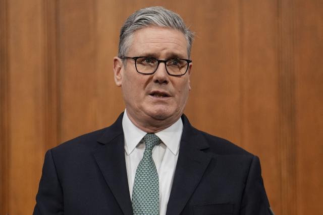 Britain's Prime Minister Keir Starmer delivers a statement in the media briefing room at 9 Downing Street in central London on January 19, 2026. Starmer said a trade war over Greenland is 'in no one's interest'. (Photo by Jordan Pettitt / POOL / AFP)