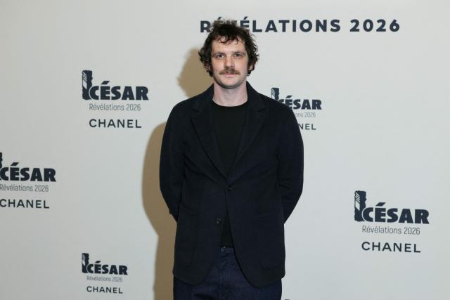 French actor Felix Moati poses during the photocall of the "2026 Revelation des Cesars" ahead of the 51st edition of the Cesar Film Awards ceremony, at The Elysee Montmartre in Paris on January 19, 2026. (Photo by Alain JOCARD / AFP)