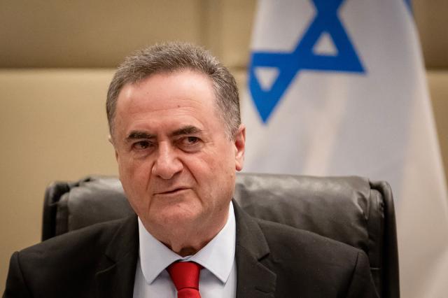 Israeli Defense Minister Israel Katz speaks after his meeting with his Greek counterpart in Athens on January 20, 2026. (Photo by Aggelos NAKKAS / AFP)