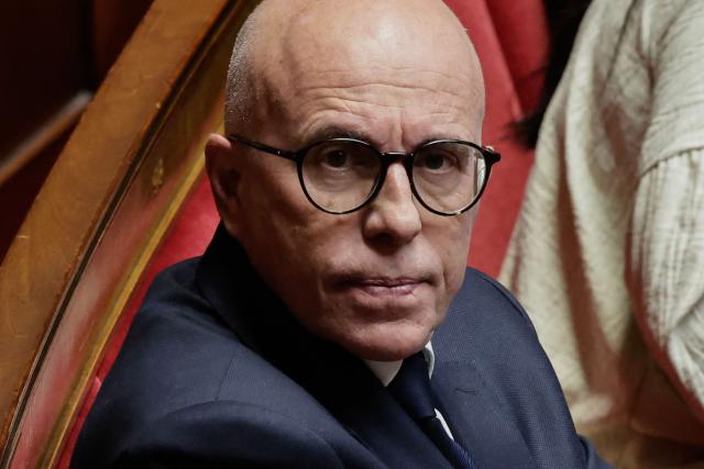 President of UDR parliamentary group Eric Ciotti attends a session of questions to the government at The National Assembly, France's lower house parliament, in Paris on January 20, 2026. (Photo by STEPHANE DE SAKUTIN / AFP)