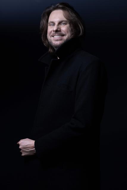 French art historian and writer Thomas Schlesser poses during a photo session in Paris on January 19, 2026. (Photo by JOEL SAGET / AFP)
