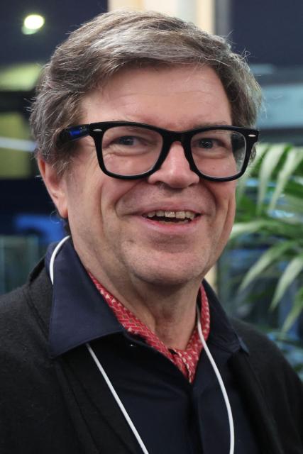 French AI Scientist Yann Le Cun looks on during the World Economic Forum (WEF) annual meeting in Davos on January 20, 2026. The World Economic Forum takes place in Davos from January 19 to January 23, 2026. (Photo by Ludovic MARIN / AFP)