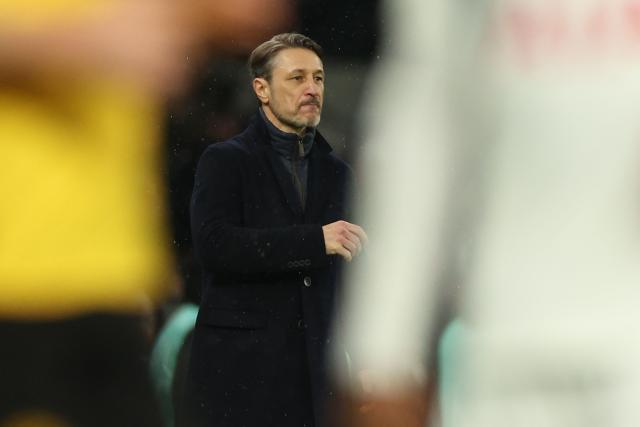 Dortmund's Croatian head coach Niko Kovac looks on during the UEFA Champions League football league stage match between Tottenham Hotspur and Borussia Dortmund at the Tottenham Hotspur Stadium in London, on January 20, 2026. (Photo by Adrian Dennis / AFP)