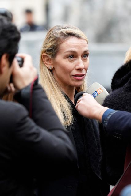 Italian ballerina Eleonora Abbagnato is pictured outside the PM23 exhibition site where late Italian fashion designer Valentino Garavani is lying in state before the funeral, in Rome on January 21, 2026. (Photo by Stefano Costantino / AFP)