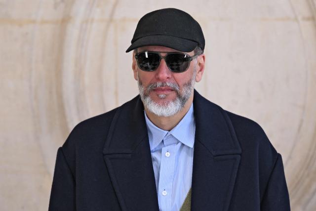 Italian film director Luca Guadagnino poses for a photocall ahead of the Dior Menswear Ready-to-wear Fall-Winter 2026/2027 collection as part of the Men Paris Fashion Week in Paris on January 21, 2026.  (Photo by Blanca CRUZ / AFP)