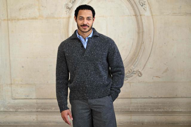 British actor Daryl McCormack poses for a photocall ahead of the Dior Menswear Ready-to-wear Fall-Winter 2026/2027 collection as part of the Men Paris Fashion Week in Paris on January 21, 2026.  (Photo by Blanca CRUZ / AFP)