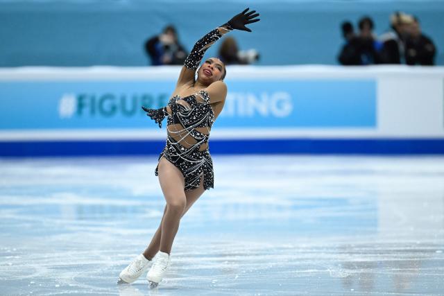 USA's Starr Andrews performs in the women’s short program during the ISU figure skating Four Continents Championships 2026 in Beijing on January 22, 2026. (Photo by WANG Zhao / AFP)