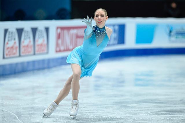 USA's Bradie Tennell performs in the women’s short program  during the ISU figure skating Four Continents Championships 2026 in Beijing on January 22, 2026. (Photo by WANG Zhao / AFP)