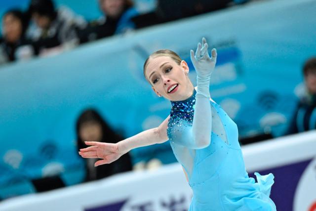 USA's Bradie Tennell performs in the women’s short program  during the ISU figure skating Four Continents Championships 2026 in Beijing on January 22, 2026. (Photo by WANG Zhao / AFP)