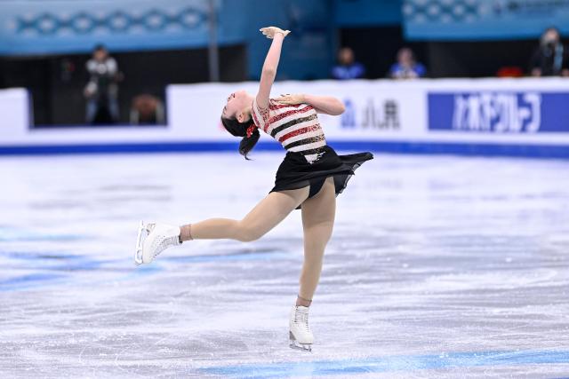Japan’s Ami Nakai performs in the women’s short program during the ISU figure skating Four Continents Championships 2026 in Beijing on January 22, 2026. (Photo by WANG Zhao / AFP)