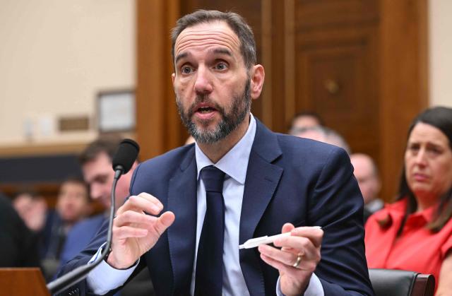 Former US special counsel Jack Smith, testifies before the House Judiciary Committee about his investigations into President Donald Trump, in the Rayburn House Office Building on Capitol Hill in Washington, DC, on January 22, 2026. (Photo by SAUL LOEB / AFP)
