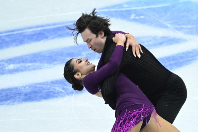 Mexico’s Harlow Lynella Stanley and Seiji Urano perform in the ice dance free skating during the ISU figure skating Four Continents Championships 2026 in Beijing on January 23, 2026. (Photo by WANG Zhao / AFP)