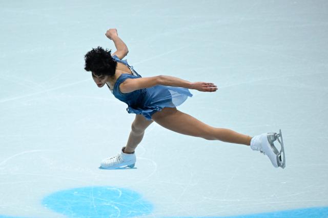 India‘s Tara Prasad performs in the women’s free skating during the ISU figure skating Four Continents Championships 2026 in Beijing on January 23, 2026. (Photo by WANG Zhao / AFP)