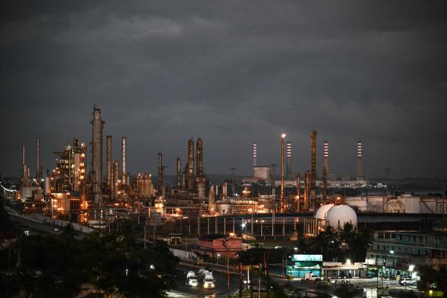 View of the refinery El Palito in Puerto Cabello, Carabobo state, Venezuela on January 23, 2026. (Photo by RONALDO SCHEMIDT / AFP)