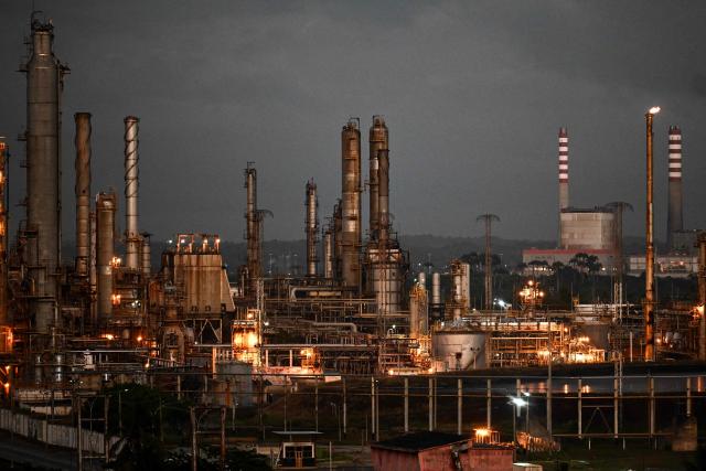 View of the refinery El Palito in Puerto Cabello, Carabobo state, Venezuela on January 23, 2026. (Photo by RONALDO SCHEMIDT / AFP)