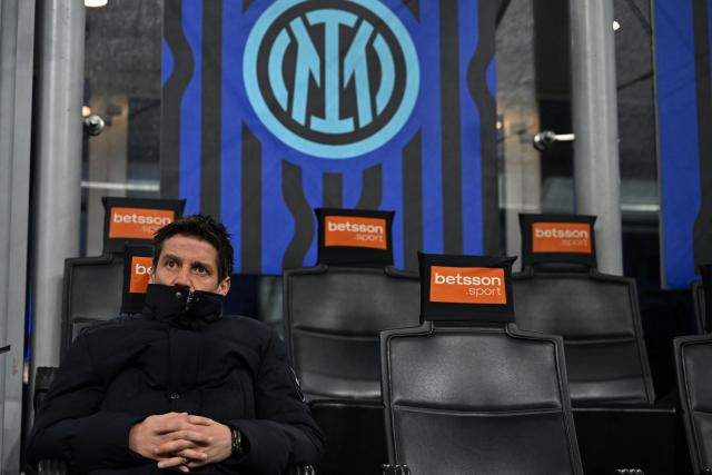 Inter Milan's Romanian coach Cristian Chivu looks on ahead of the Italian Serie A  football match between Inter Milan and Pisa at the San Siro Stadium in Milan on January 23, 2026. (Photo by Piero CRUCIATTI / AFP)