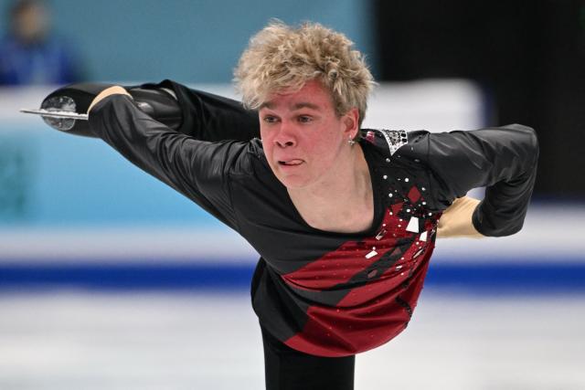 Kazakhstan’s Oleg Melnikov competes in the men’s short program at the ISU Four Continents figure skating championships in Beijing on January 24, 2026. (Photo by Greg Baker / AFP)