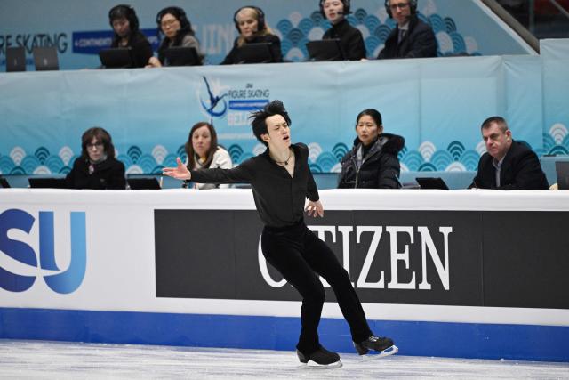 Japan’s Sota Yamamoto competes in the men’s short program at the ISU Four Continents Figure Skating Championships in Beijing on January 24, 2026. (Photo by GREG BAKER / AFP)