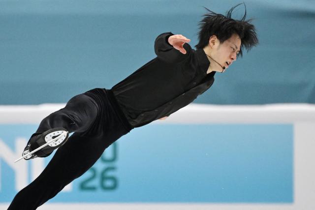 Japan’s Sota Yamamoto competes in the men’s short program at the ISU Four Continents Figure Skating Championships in Beijing on January 24, 2026. (Photo by GREG BAKER / AFP)
