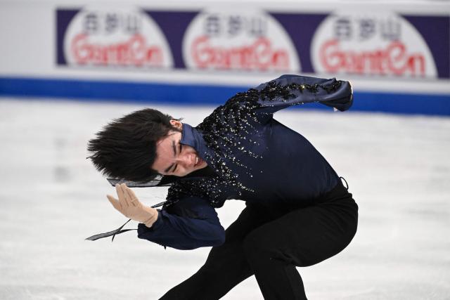 South Korea’s Cha Jun-hwan competes in the men’s short program at the ISU Four Continents Figure Skating Championships in Beijing on January 24, 2026. (Photo by GREG BAKER / AFP)