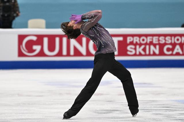 Australia’s Douglas Gerber competes in the men’s free skating at the ISU Four Continents Figure Skating Championships in Beijing on January 25, 2026. (Photo by Greg Baker / AFP)