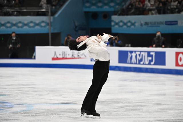 South Korea’s Cha Jun-hwan competes in the men’s free skating at the ISU Four Continents Figure Skating Championships in Beijing on January 25, 2026. (Photo by GREG BAKER / AFP)